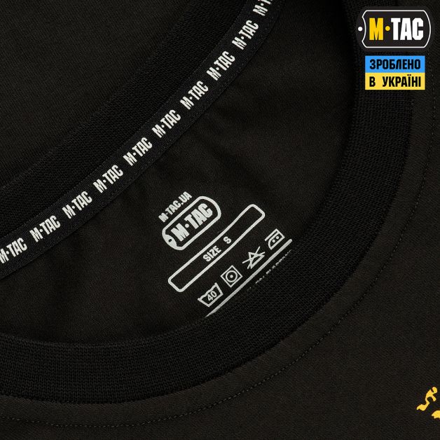 M-Tac футболка Месник длинный рукав Black/Yellow/Blue