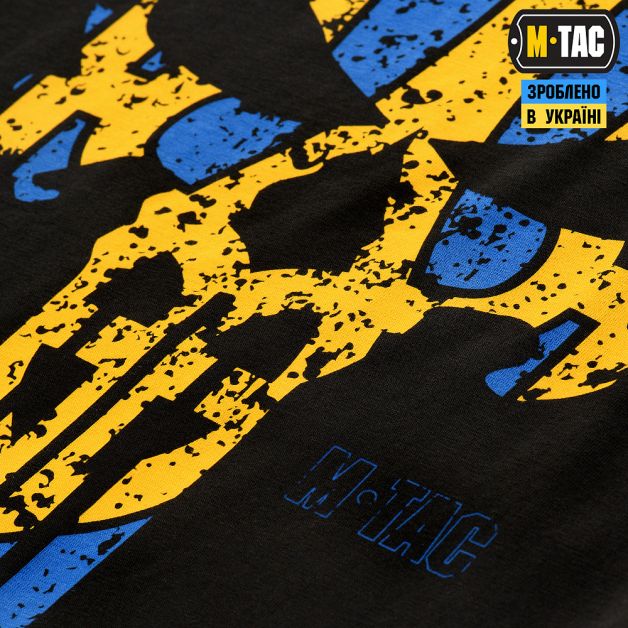 M-Tac футболка Месник длинный рукав Black/Yellow/Blue