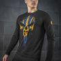 M-Tac футболка Месник длинный рукав Black/Yellow/Blue