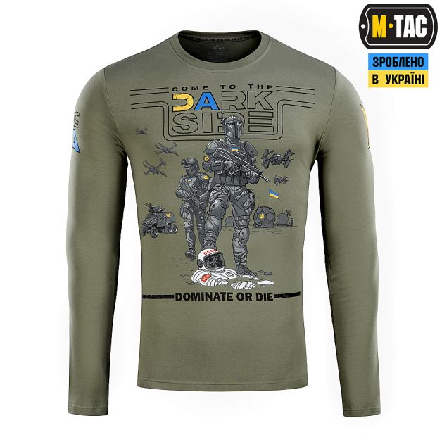 M-Tac футболка UA Side длинный рукав Light Olive