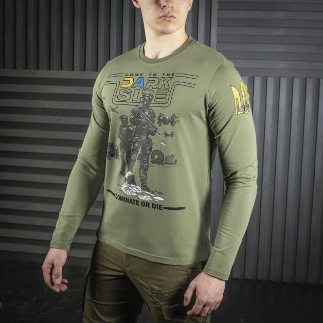 M-Tac футболка UA Side длинный рукав Light Olive