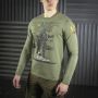 M-Tac футболка UA Side длинный рукав Light Olive