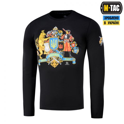 M-Tac футболка Україна понад усе! длинный рукав Black