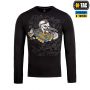 M-Tac футболка Земля Козаків длинный рукав Black