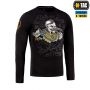 M-Tac футболка Земля Козаків длинный рукав Black