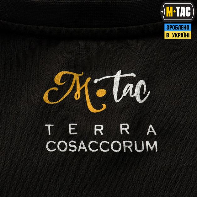 M-Tac футболка Земля Козаків длинный рукав Black