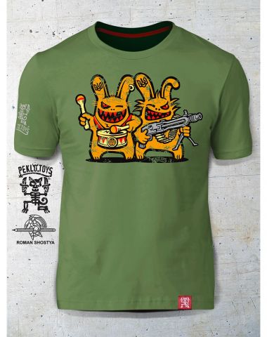 PEKLO.TOYS футболка Близнюки Olive