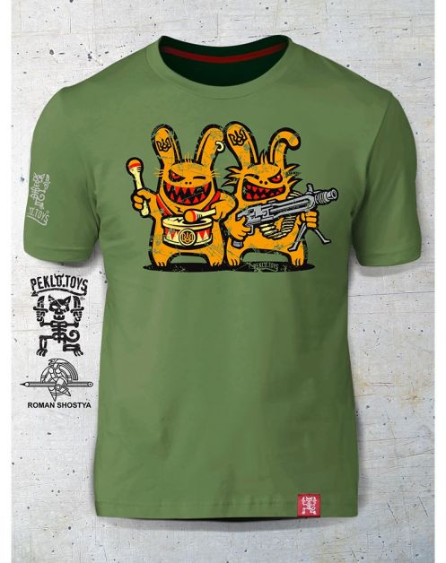 PEKLO.TOYS футболка Близнюки Olive