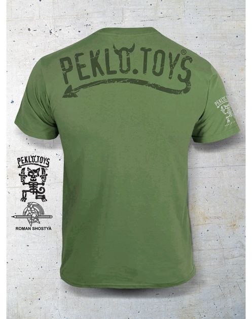 PEKLO.TOYS футболка Пекельна Лісапедистка Olive