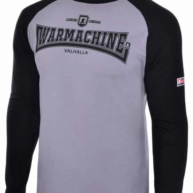 R3ICH футболка з довгим рукавом Warmachine сірий