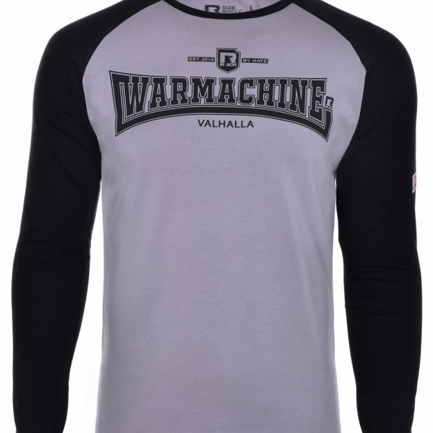 R3ICH футболка з довгим рукавом Warmachine сірий