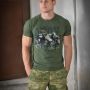 SvaStone футболка Azov Bestrafern олива