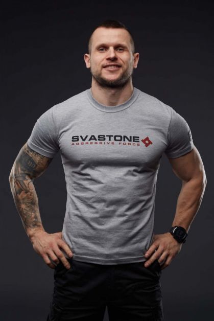 SvaStone футболка Molon Labe Gray