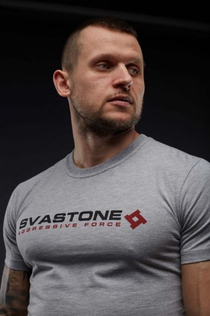 SvaStone футболка Molon Labe Gray