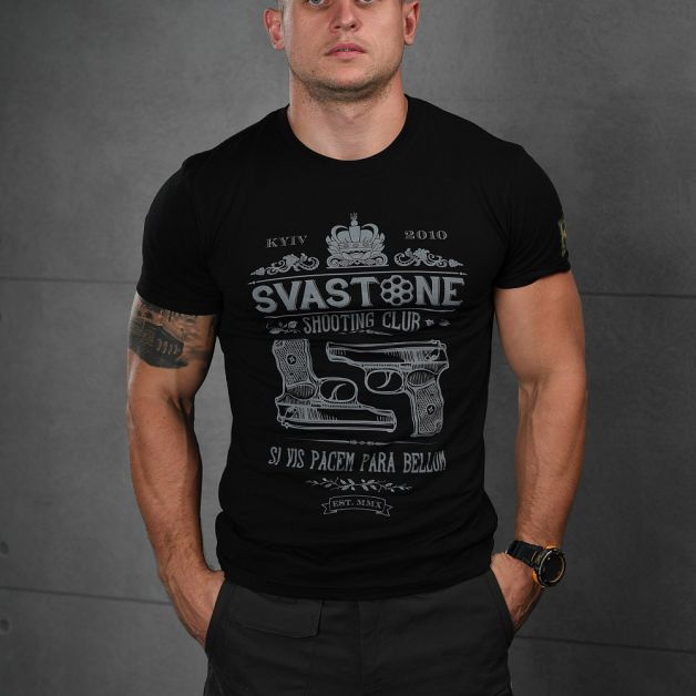 SvaStone футболка Para Bellum чорна