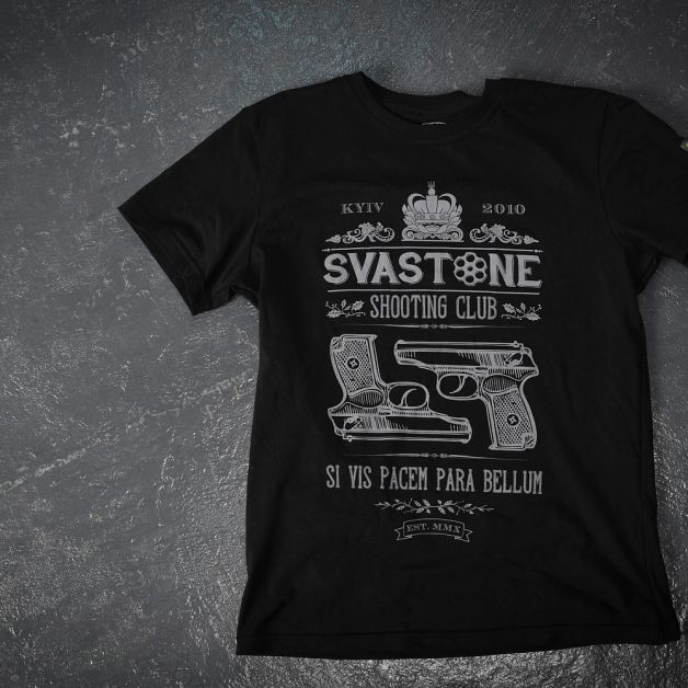 SvaStone футболка Para Bellum чорна