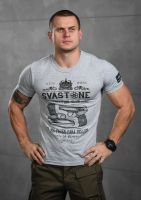 SvaStone футболка Para Bellum серый меланж