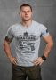 SvaStone футболка Para Bellum сірий меланж
