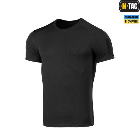 M-Tac футболка потоотводящая Athletic Velcro Black