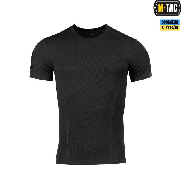 M-Tac футболка потовідвідна Athletic Velcro Black