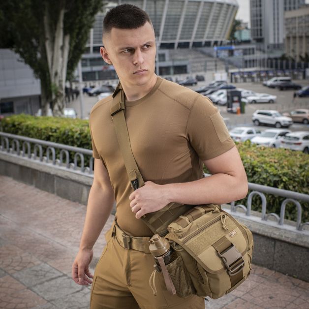 M-Tac футболка потоотводящая Athletic Velcro Coyote Brown