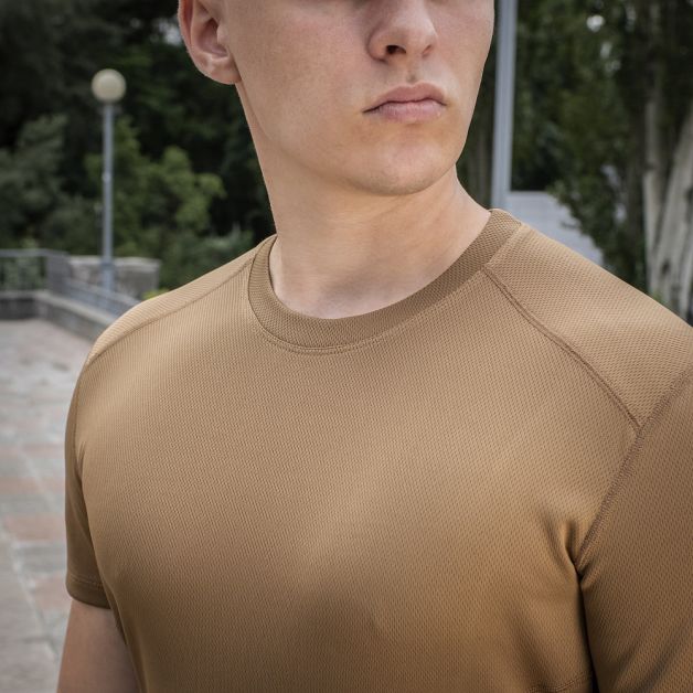 M-Tac футболка потоотводящая Athletic Velcro Coyote Brown