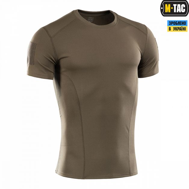 M-Tac футболка потовідвідна Athletic Velcro Olive