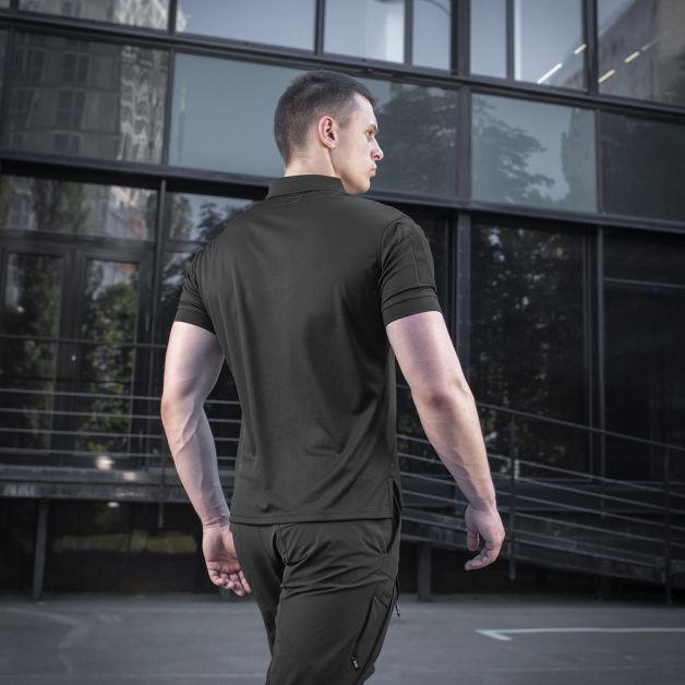 M-Tac поло Elite Tactical Coolmax Black