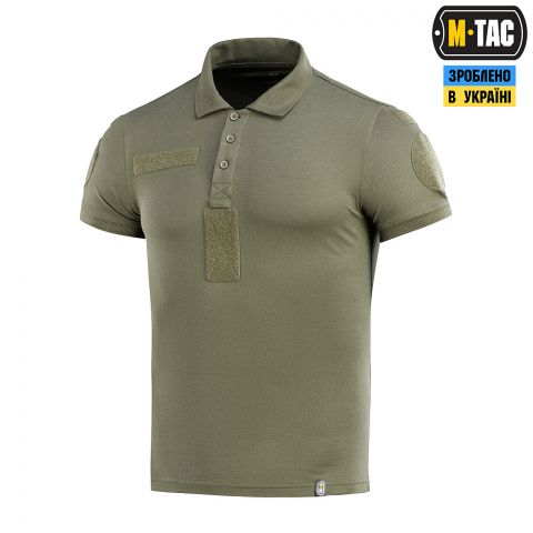 M-Tac поло НГУ со светоотражающей надписью 65/35 Army Olive
