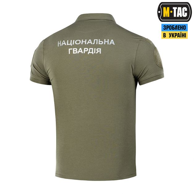 M-Tac поло НГУ з світловідбивним написом 65/35 Army Olive