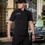 M-Tac поло Полиция со светоотражающей надписью и нашивкой 65/35 Black