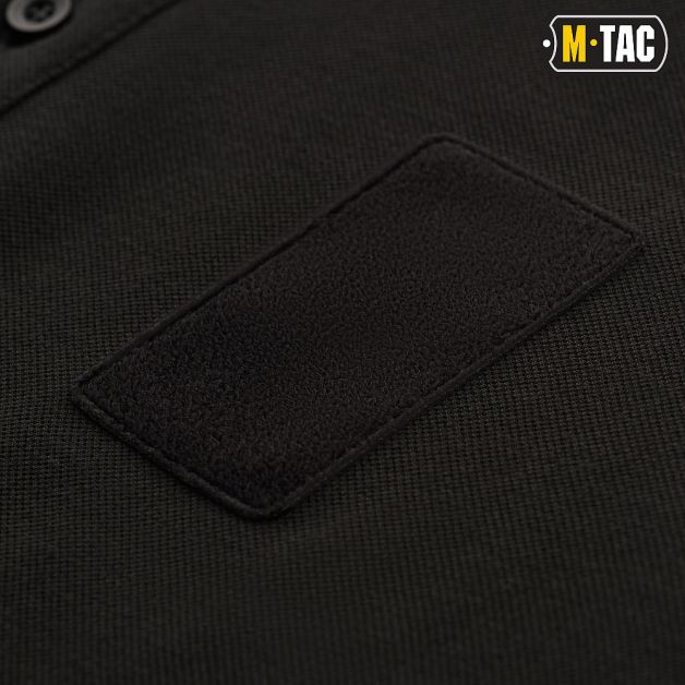 M-Tac поло тактическое длинный рукав 65/35 Black