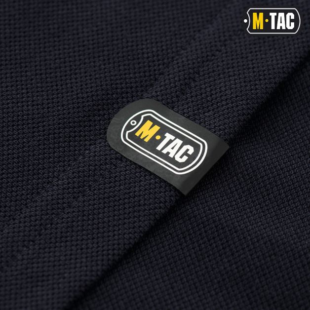 M-Tac поло тактическое длинный рукав 65/35 Dark Navy Blue