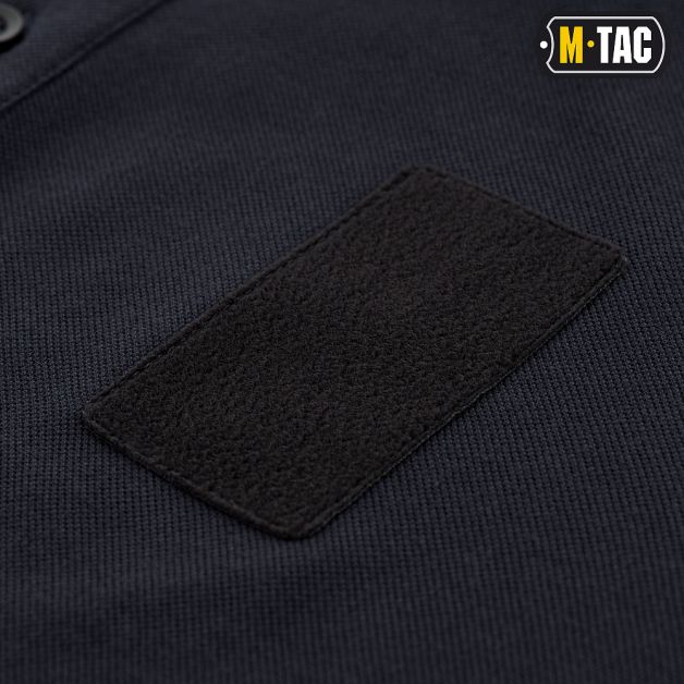 M-Tac поло тактическое длинный рукав 65/35 Dark Navy Blue