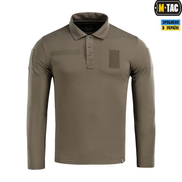 M-Tac поло тактическое длинный рукав 65/35 Dark Olive