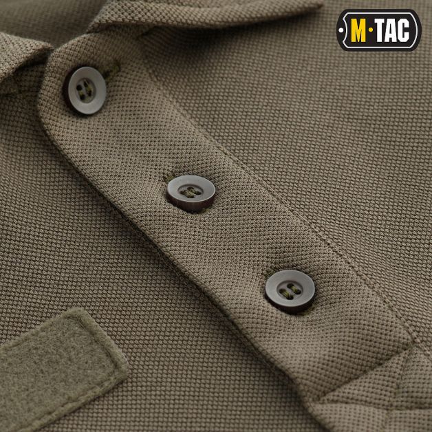 M-Tac поло тактическое длинный рукав 65/35 Dark Olive