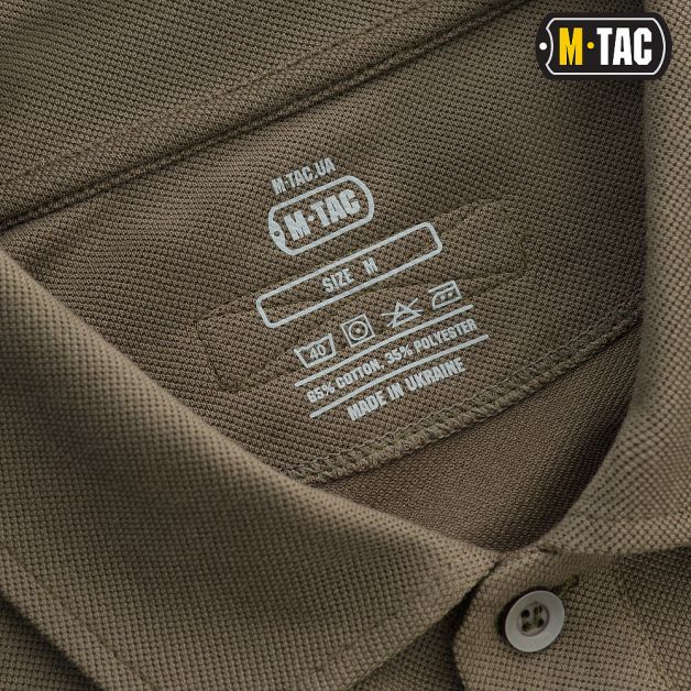 M-Tac поло тактическое длинный рукав 65/35 Dark Olive