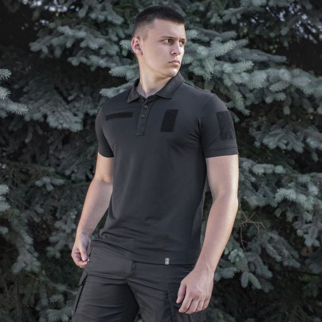 M-Tac поло тактическое Nylon Black
