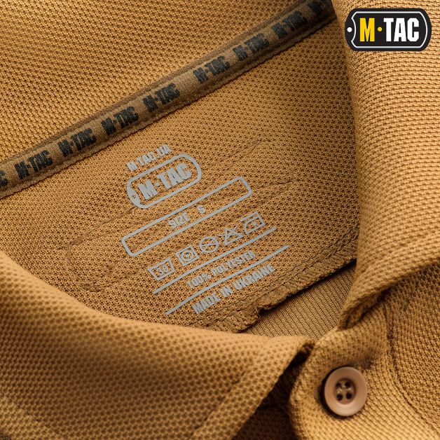 M-Tac поло тактическое Polyester Coyote