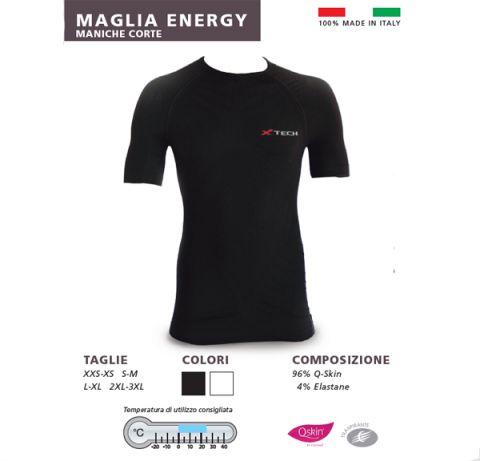 X Tech футболка Energy черная