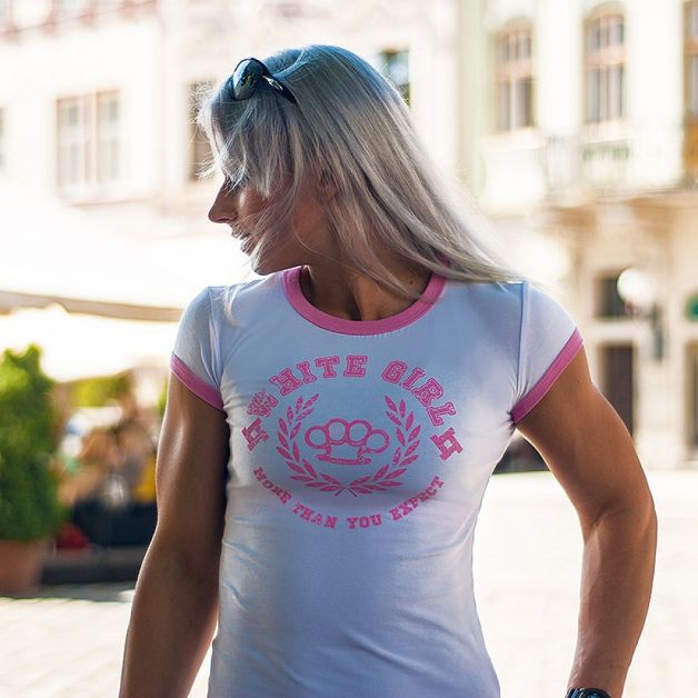 SvaStone футболка жіноча White Girl рожева
