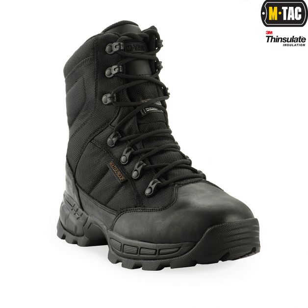 M-Tac ботинки тактические зимние Thinsulate Black