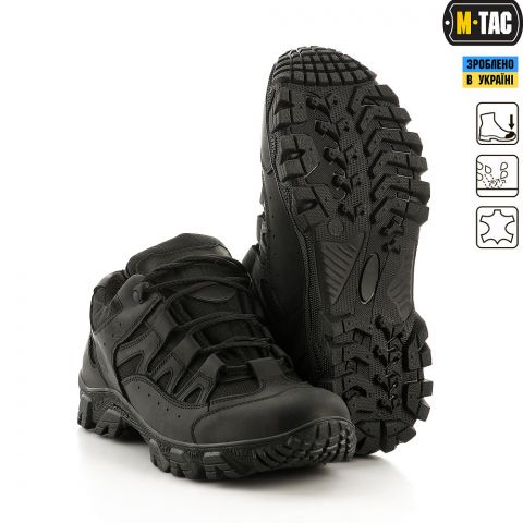 M-Tac кроссовки тактические Leopard Winter Black