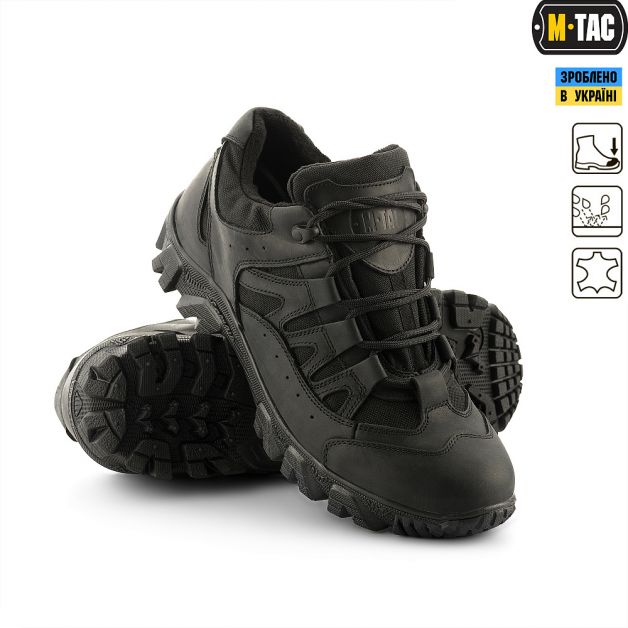 M-Tac кроссовки тактические Leopard Winter Black