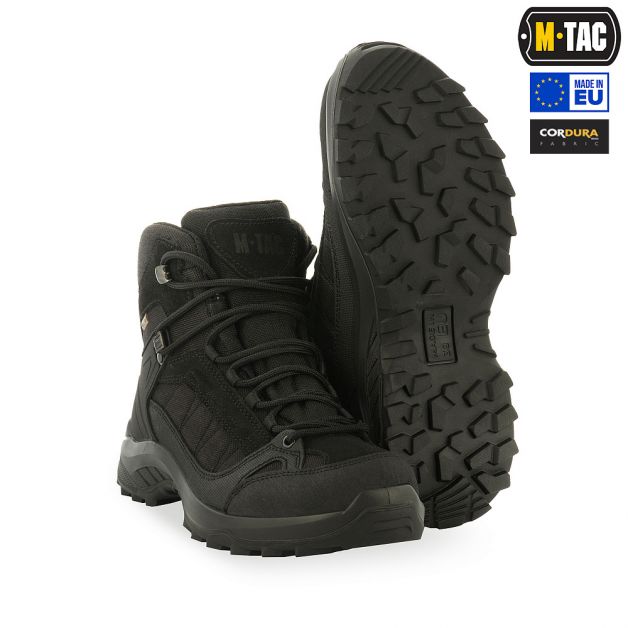 M-Tac ботинки тактические демисезонные Black