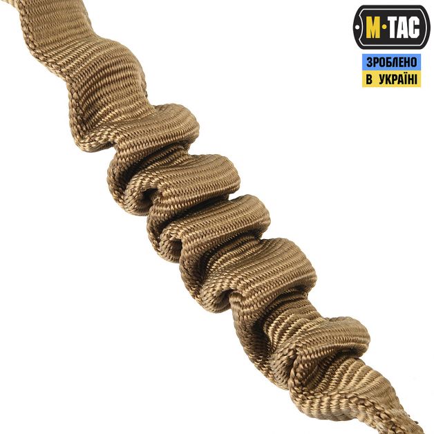 M-Tac ремень оружейный одноточечный эластичный Coyote