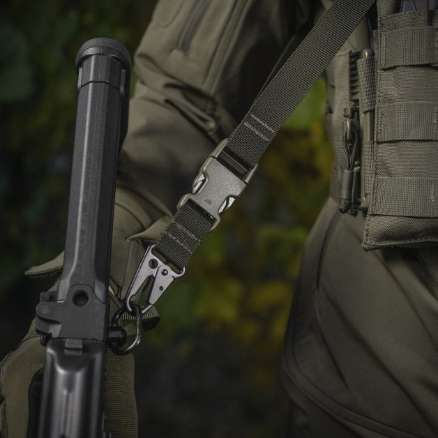 M-Tac ремінь збройовий  одноточковий Ranger Green