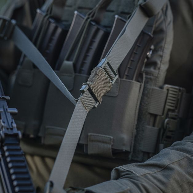 M-Tac ремень оружейный трехточечный Ranger Green