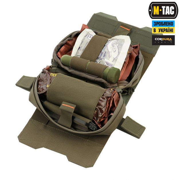 M-Tac подсумок медицинский горизонтальный Elite Ranger Green