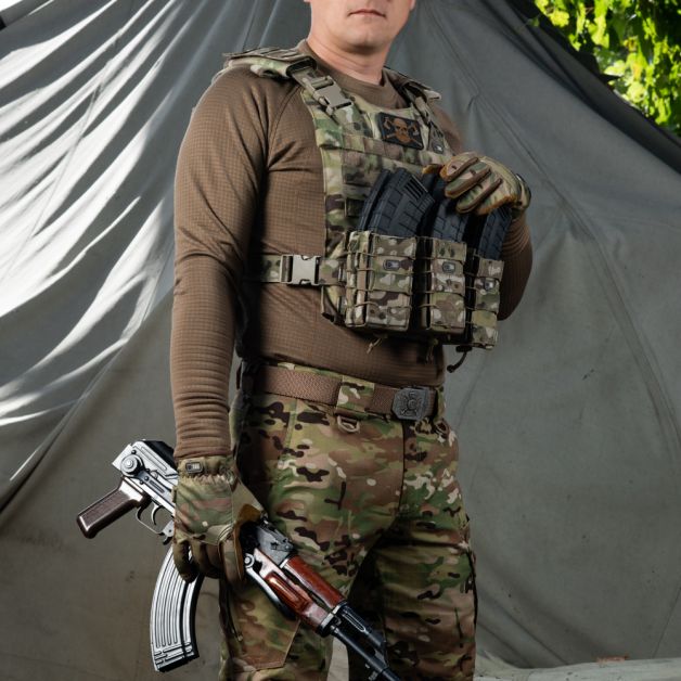 M-Tac подсумок для АК открытый двойной Gen.3 Multicam
